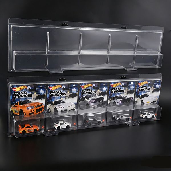  Bộ 5 PVC đựng card ngang Hot wheels Premium (Horizion Culture) tỉ lệ 1:64 PVC_HW_PRE_NGANG 