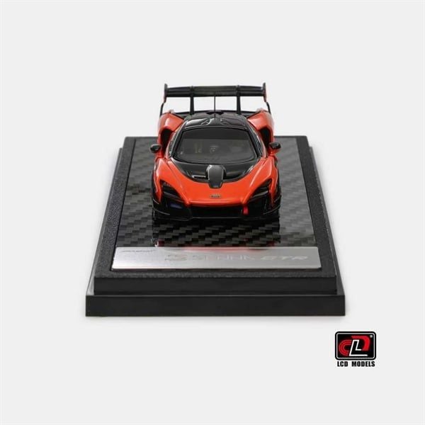  Mô hình xe McLaren Senna GTR metallic orange tỉ lệ 1:64 LCD models LCD64024 