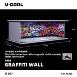  Hộp trưng bày mô phỏng Graffiti Wall Lighting Assembly Scene Model tỉ lệ 1:64 M-cool MoreArt MC914907 