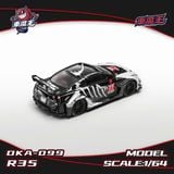  Mô hình xe Nissan GTR R35 Skeleton tỉ lệ 1:64 Demon King Auto DKA-099 