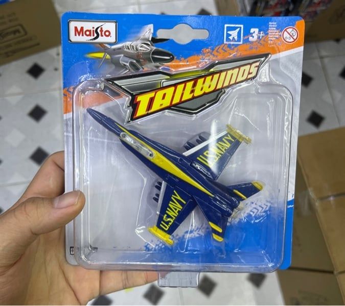  Mô hình máy bay quân sự F/A-18 Harnet kích thước 12cm - Tailwinds Maisto 15088 MB12015 