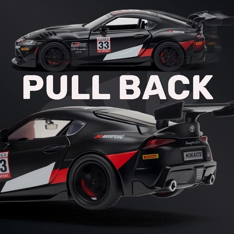  Mô hình xe Toyota Supra GT4 full open tỉ lệ 1:32 Bull Demon King OT32062 