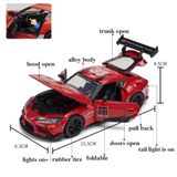  Mô hình xe Toyota Supra GT4 full open tỉ lệ 1:32 Bull Demon King OT32062 