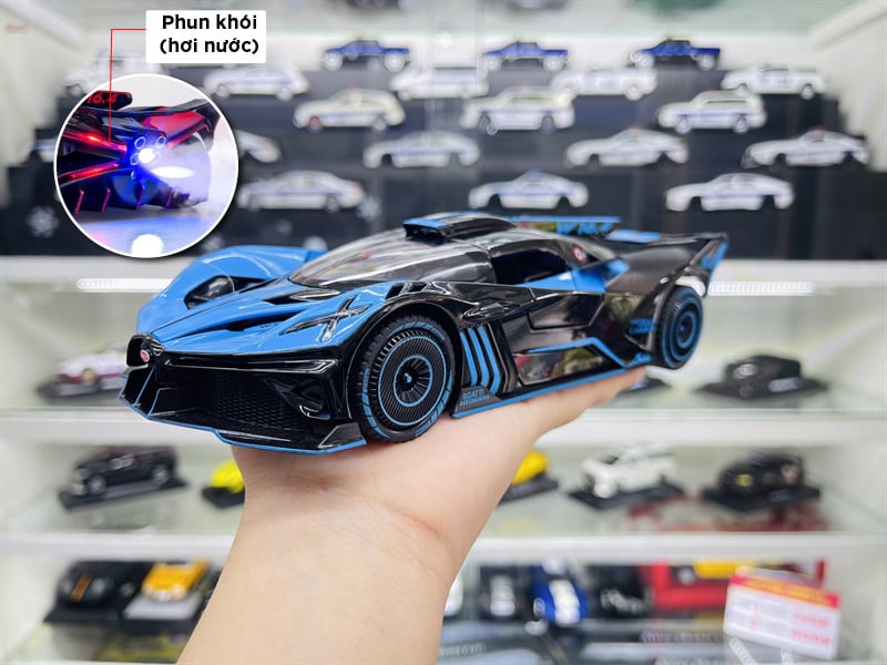  Mô hình xe Bugatti Bolide phun khói - full open 1:24 Chezhi CZ24462 