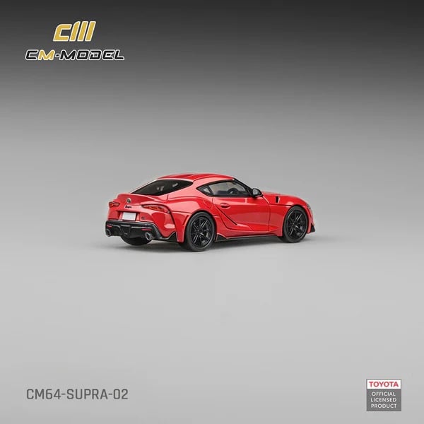 Mô hình xe Toyota GR Supra Renaissance Red 2.0 tỉ lệ 1:64 CM model CM64-Supra-02 