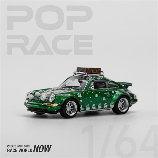  Mô hình xe Porsche 911 SINGER Christmas 2023 tỉ lệ 1:64 Poprace PR640084 