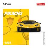  Mô hình xe Lamborghini GTEVO Pikachu Painted Die-Cast Car Model tỉ lệ 1:64 Cool car CC643833 