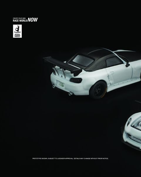  Mô hình xe Pandam S2000 Softtop White tỉ lệ 1:64 PopRace PR640389 
