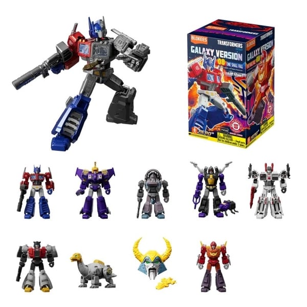  Mô hình Blokees Model Kits Transformers -Galaxy Version 08 - One Shall Fall Blind Box 71108 