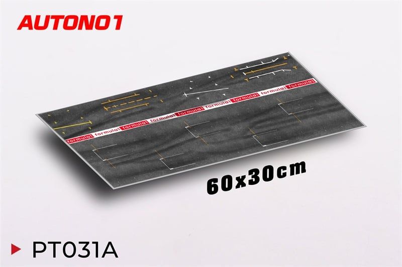  Phụ kiện thảm sa bàn chống trượt mô phỏng diorama đường đua F1 kích thước 60x30 cho mô hình xe 1:64 Autono1 PT031 