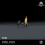  Mô hình nhân vật figure và xe golden Zuma Minions Motorcycle resin tỉ lệ 1:64 MoreArt MO222204 