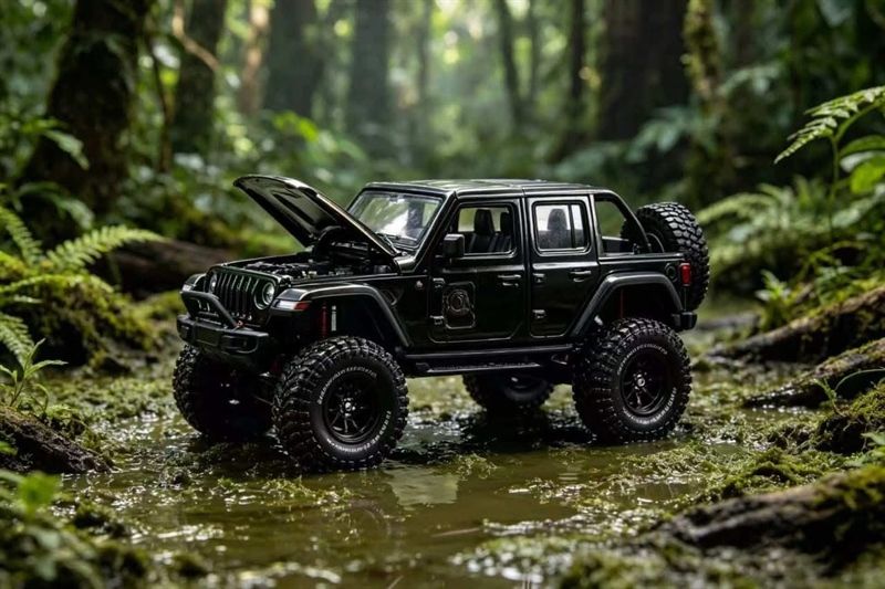  Mô hình xe Jeep Rubicon Off-Road Edition LHD tỉ lệ 1:64 GCD Model OT64867 