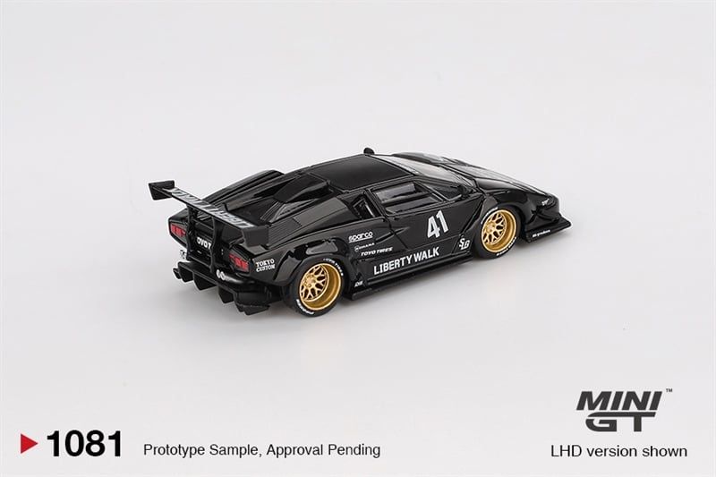  Mô hình xe Lamborghini Countach LB-WORKS Black tỉ lệ 1:64 MiniGT MGT01081-CH 