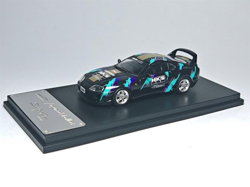  Mô hình xe ô tô Toyota Supra A80 (JZA80) Bomex V1 Modified HKS Livery tỉ lệ 1:64 My Model Collect MC OT64597 