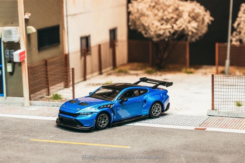  Mô hình xe Ford Mustang GTD tỉ lệ 1:64 Tarmac Works T64G-086-BL 
