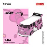  Mô hình xe Volkswagen T1-Light Pink Hello Kitty tỉ lệ 1:64 Cool Car CC642948 