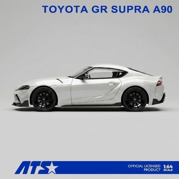  Mô hình xe Toyota GR Supra A90 White Absolute Zero tỉ lệ 1:64 ATS ATS882103 