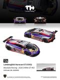  Mô hình xe Lamborghini Huracan GT EVO 2 Absolute racing 2026 China GT #63 tỉ lệ 1:64 Trends Hobby 241083 