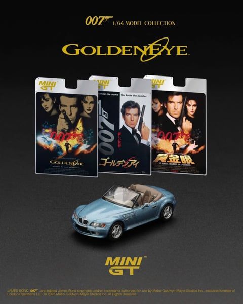  Mô hình xe BMW Z3 Japanese Blister Packaging bản card tỉ lệ 1:64 Minigt MGT00914 
