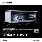  Hộp trưng bày mô phỏng garage/showrrom Initial Text D B có đèn led tỉ lệ 1:64 M · COOL MC914912 