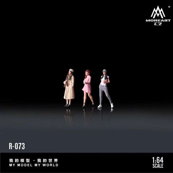  Mô hình nhận vật set figure Urban Milk Tea Beauty Set tỉ lệ 1:64 More Art MO223073 