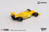  Mô hình xe Lotus 99T #12 Ayrton Senna 1987 Monaco Grand Prix Winner bản card tỉ lệ 1:64 MiniGT MGT01088 