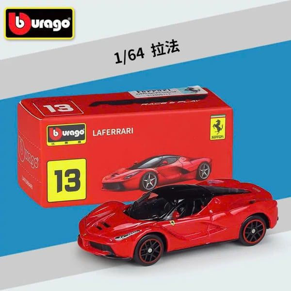  Mô hình xe Ferrari Laferrari Red tỉ lệ 1:64 Bburago 18-56115 OT64835C 