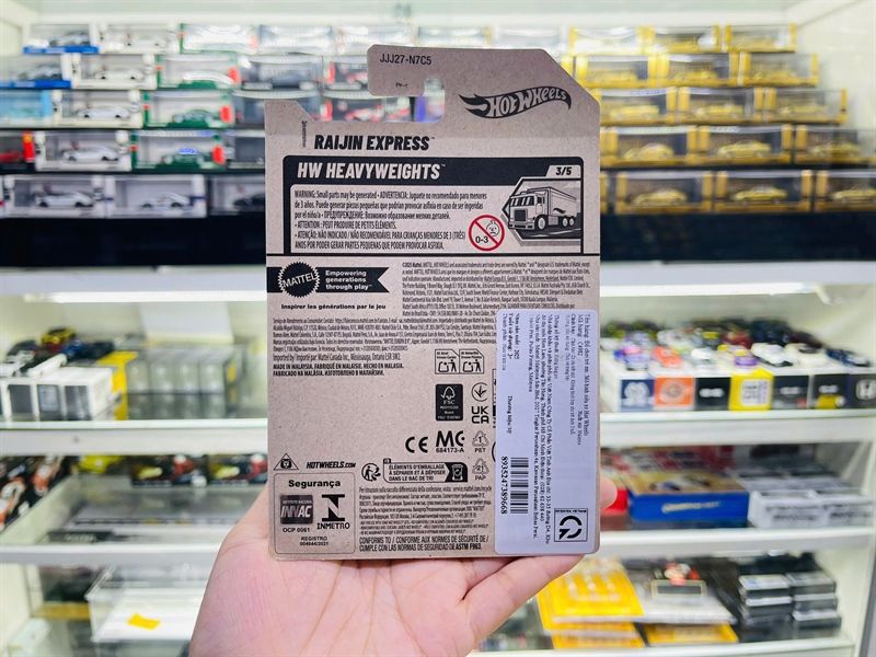  Mô hình xe tải Raijin Express Fantasy Hotwheels kim loại có bản quyền chính hãng tỉ lệ 1:64 C4982-FA 