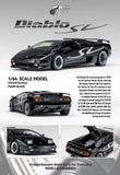  Mô hình xe Lamborghini Diablo SV tỉ lệ 1:64 Microturbo MT6413A2 