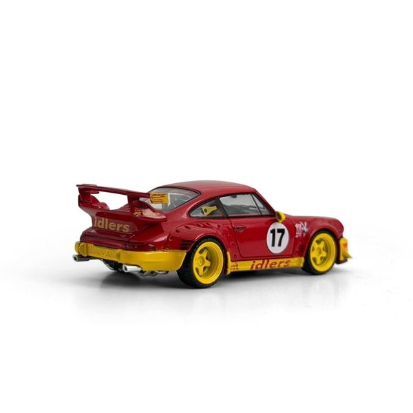  Mô hình xe Porsche RWB 964 Rauh Welt color idlers #17 tỉ lệ 1:64 Model model MM64-RWB964-003 