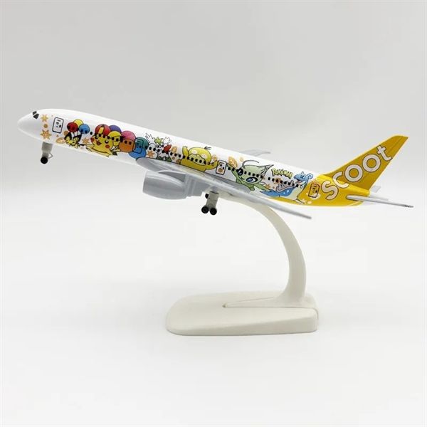  Mô hình máy bay Scoot Jet Pokemon Boeing B787 Dreamliner kích thước 20cm MB20162 