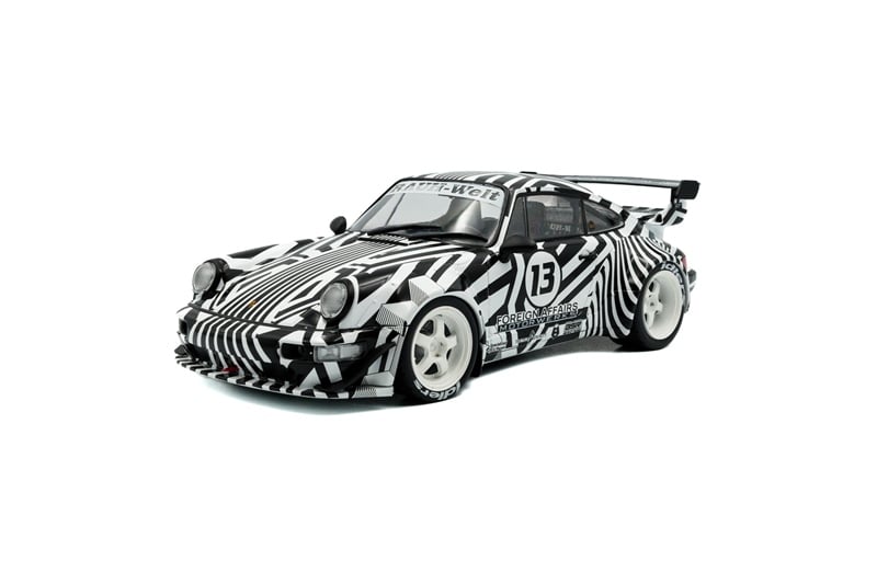  Mô hình xe ô tô Porsche RWB Rauh Welt 964 Body kit The Zebra 2022 tỉ lệ 1:18 Solido model S1807513 