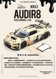  Mô hình xe Audi R8 LMS GT3 The Boring Concept (China GT #33) TBC tỉ lệ 1:64 Kilo Works OT64825 