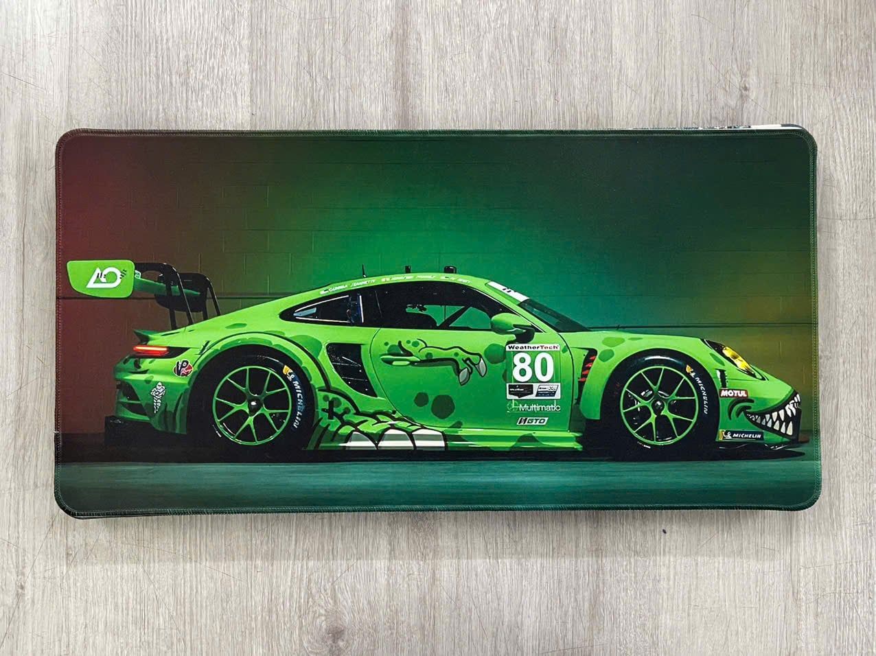  Phụ kiện Thảm lót chống trượt chủ đề siêu xe Porsche kích thước 30x60cm Autono1 PT126A 