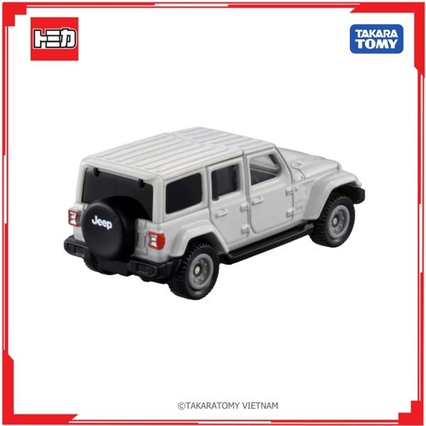  Mô hình xe Jeep Wrangler white No.72-9 tỉ lệ 1:65 Tomica 950387 