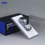  Mô hình xe Mazda RX7-FC3S - Silver Gray tỉ lệ 1:64 ATS (AITES) ATS880203 