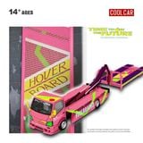 Mô hình xe tải cứu hộ Hino H300 Trailer Back to the Future Paint Scheme tỉ lệ 1:64 CoolcarCC647227 
