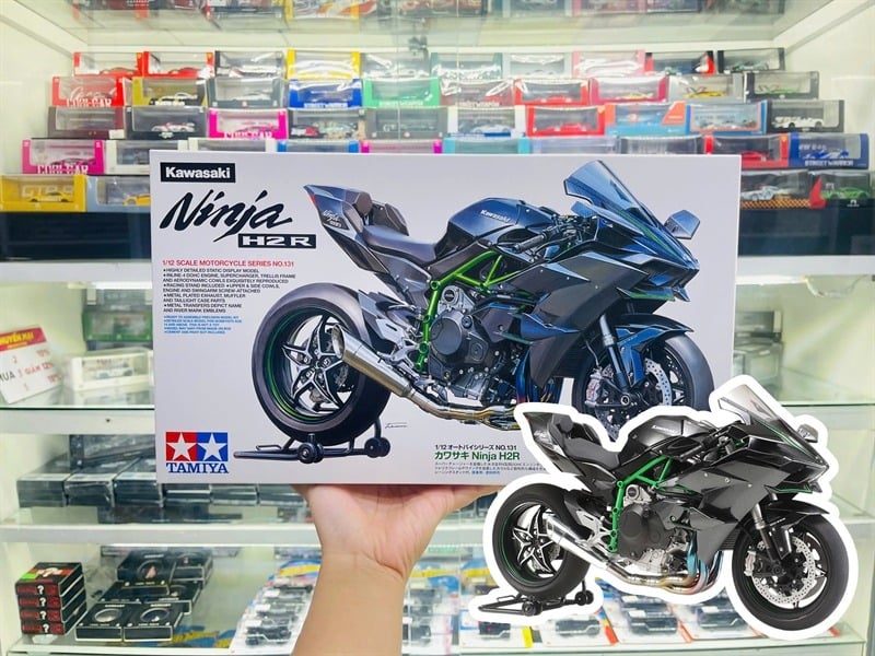  Mô hình kit mô tô Kawasaki H2R 1:12 Tamiya 14131 