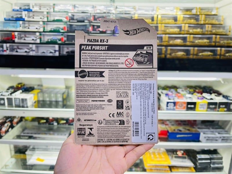  Mô hình xe Mazda RX-3 #57 Hotwheels kim loại có bản quyền chính hãng tỉ lệ 1:64 C4982-MA 