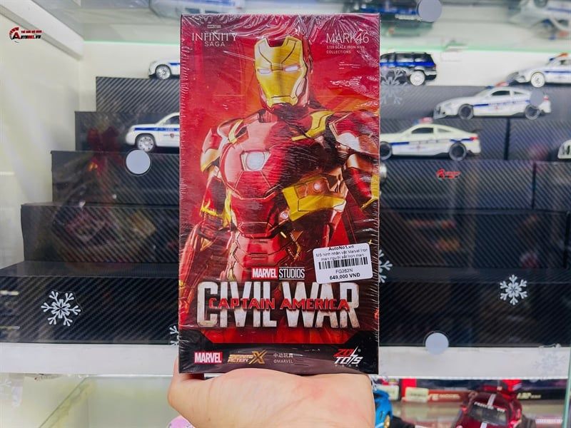  Mô hình nhân vật Marvel Iron man người sắt Iron man MK46 SHF Captain America tỉ lệ 1:10 ZD Toys FG262 