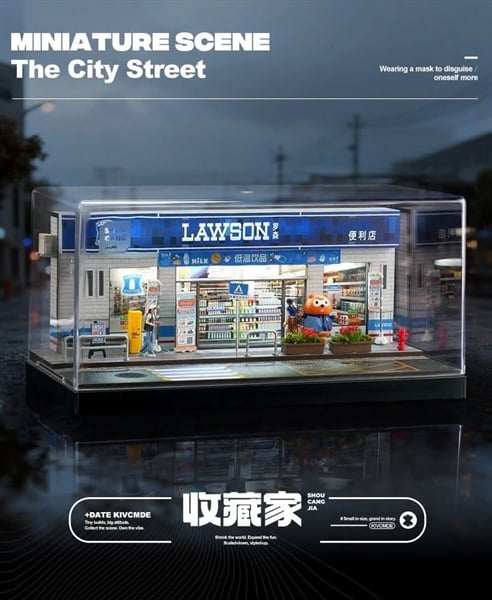  Hộp trưng bày mica Lawson Convenience Store (Medium) SCENE tỉ lệ 1:64 SHOU CANG JIA SCJ-82047-A 
