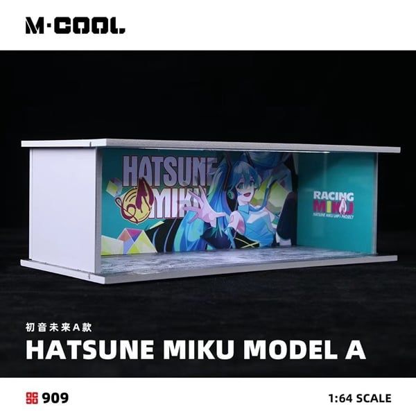  Hộp trưng bày mô phỏng garage/showrrom Hatsune Miku A có đèn led tỉ lệ 1:64 M · COOL MC914909 