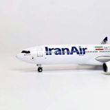  Mô hình máy bay Iran Air A330 có bánh xe kích thước 47cm no led MB47113 