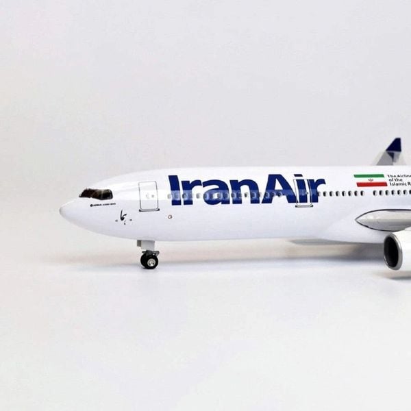  Mô hình máy bay Iran Air A330 có bánh xe kích thước 47cm no led MB47113 