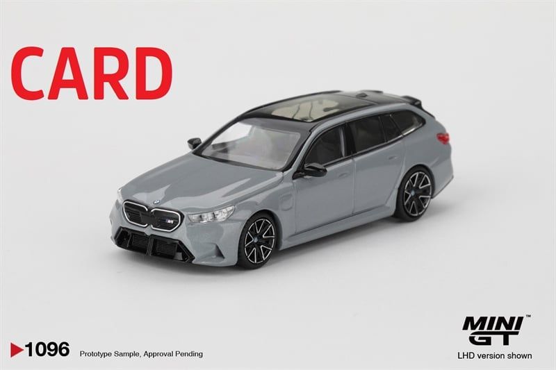 Mô hình xe BMW M5 Touring (G99) Brooklyn Grey Metallic card tỉ lệ 1:64 MiniGT MGT01096 HAVE CHASE CAR 