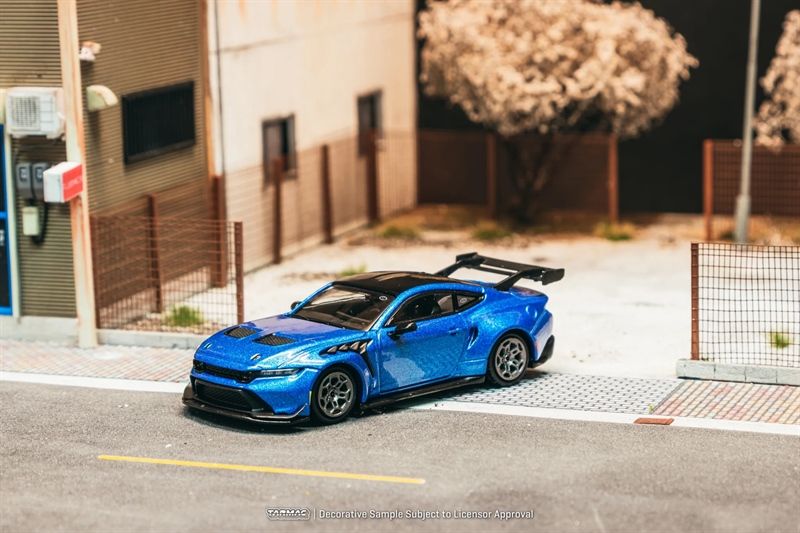  Mô hình xe Ford Mustang GTD tỉ lệ 1:64 Tarmac Works bản card T64G-086-BL 