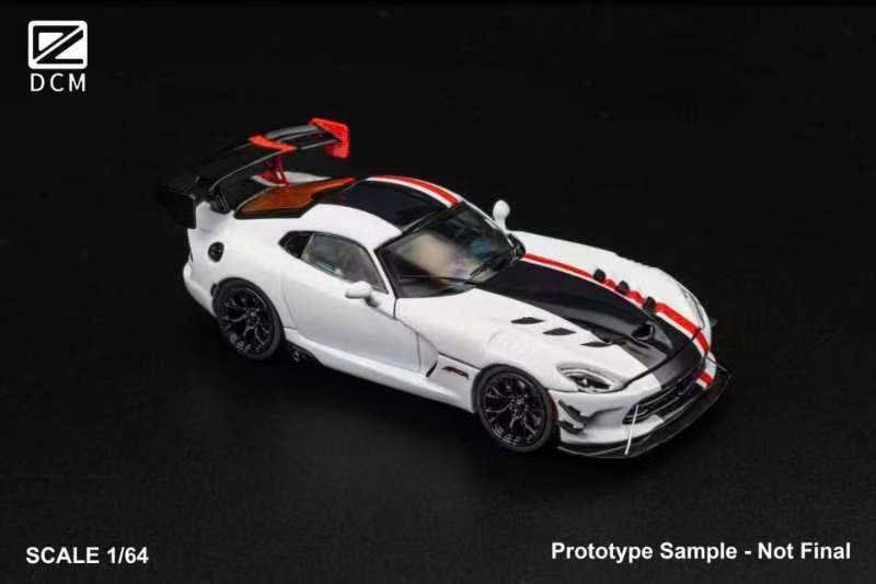  Mô hình xe Dodge Viper ACR Open hood tỉ lệ 1:64 DCM OT64484 