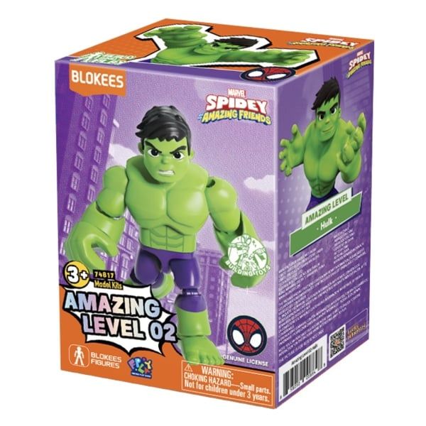  Mô hình lắp ráp Blokees Model Kits -Spidey and His Amazing Friends 74817 - Spidey AL02 Hulk 