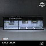  Hộp trưng bày mô phỏng showroom Mercedes-Benz Parking Scene có đèn kích thước 30cm x 15cm x 10cmtỉ lệ 1:64 MoreArt MO914517 