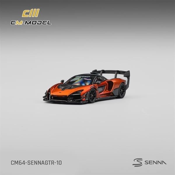 Mô hình xe Mclaren SennaGTR Volcano Orange tỉ lệ 1:64 CM model CM64-SENNAGTR-10 